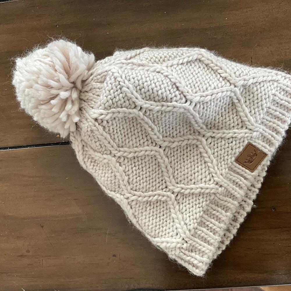 Panache Knitted Pom Hat Blush Pink